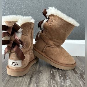 UGG toddler girl chestnut boots